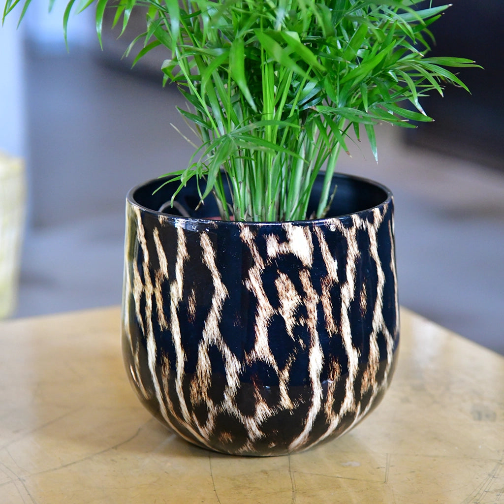 Animalprint Metalltopf 25cm
