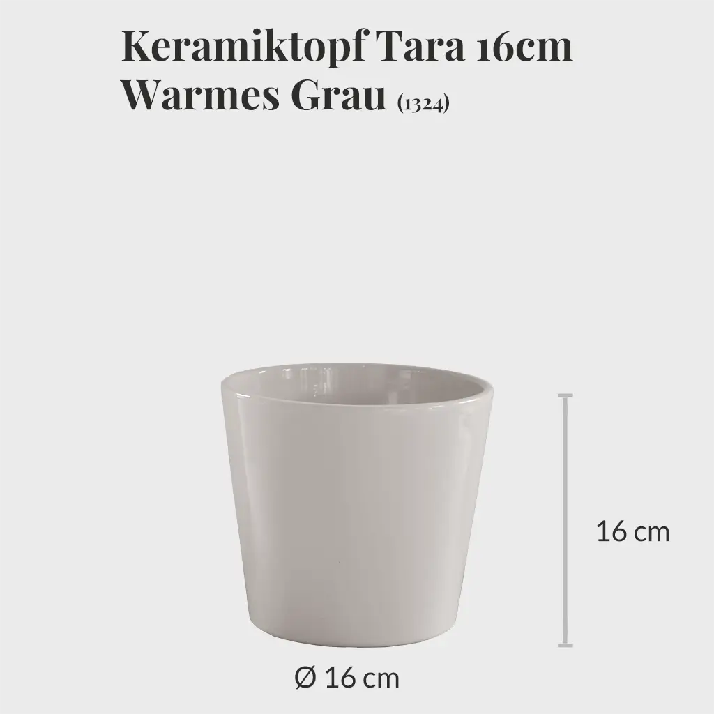 4er Übertopfset 2L 1M 1S Warmes Grau
