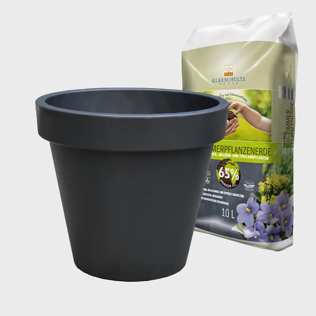Pflanzkübel Outdoor 40cm mit Erde