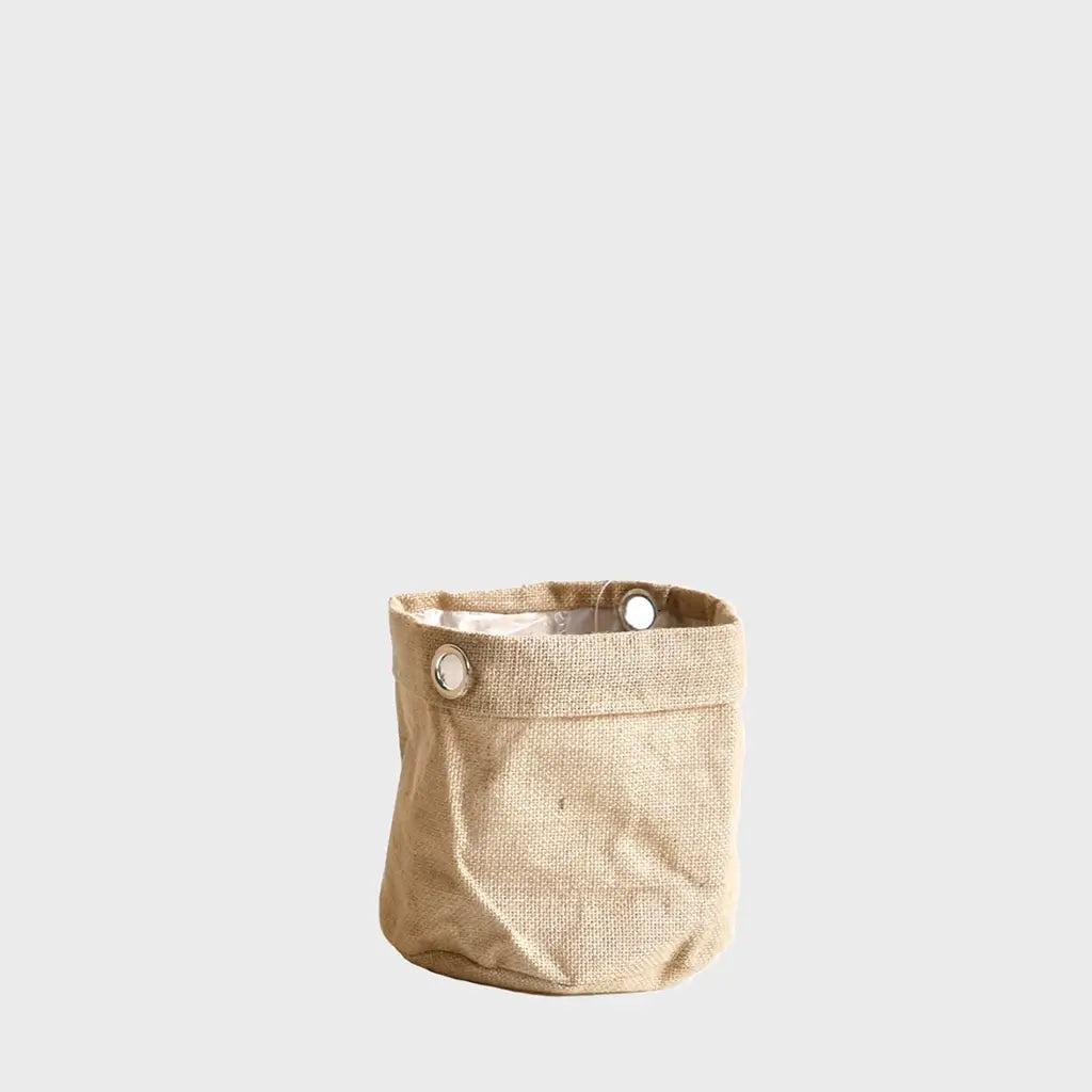 Jute Übertopf für kleine Zimmerpflanzen