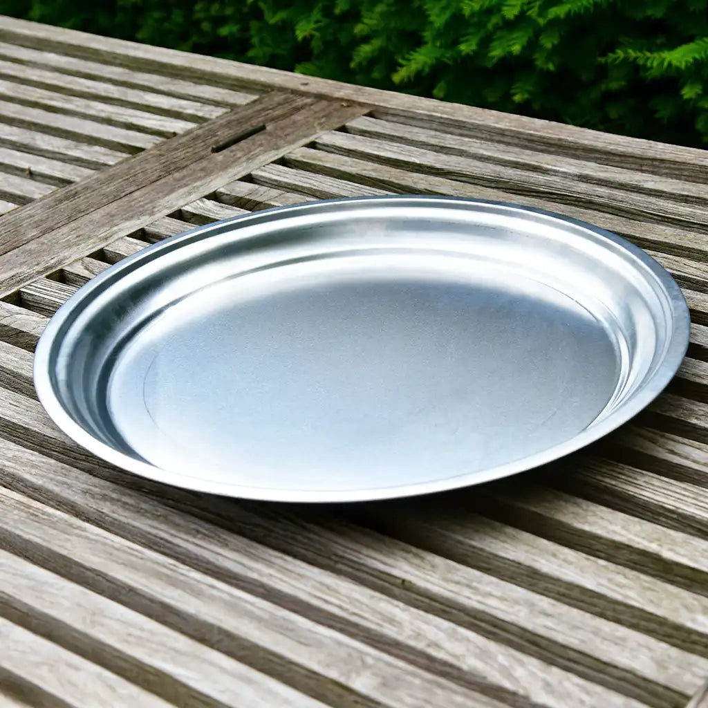 Zinkteller Caro mit Rand 40cm
