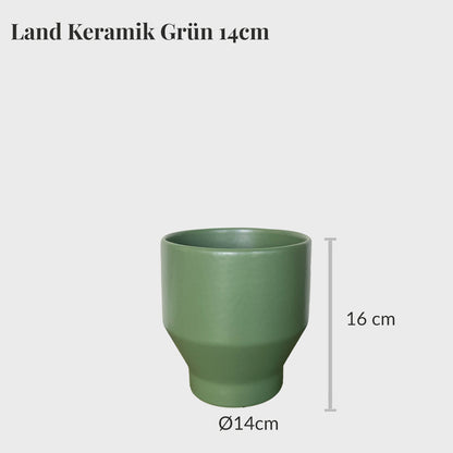 Keramiktopf Land 14cm