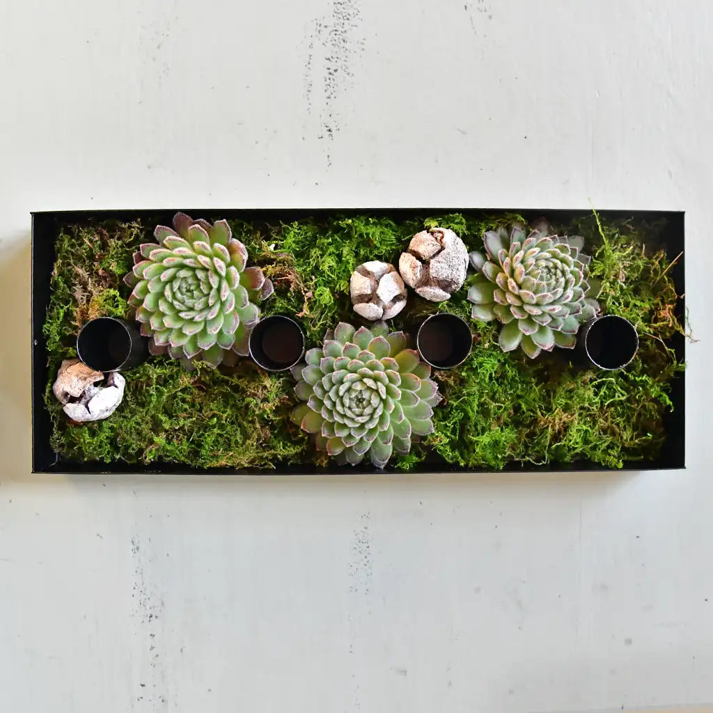 Adventskranz Modern mit Metallschale und Floristendeko