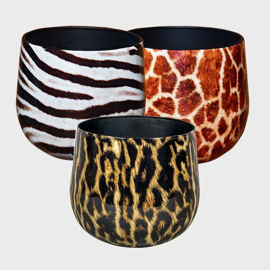 Animalprint Metalltopf 20cm