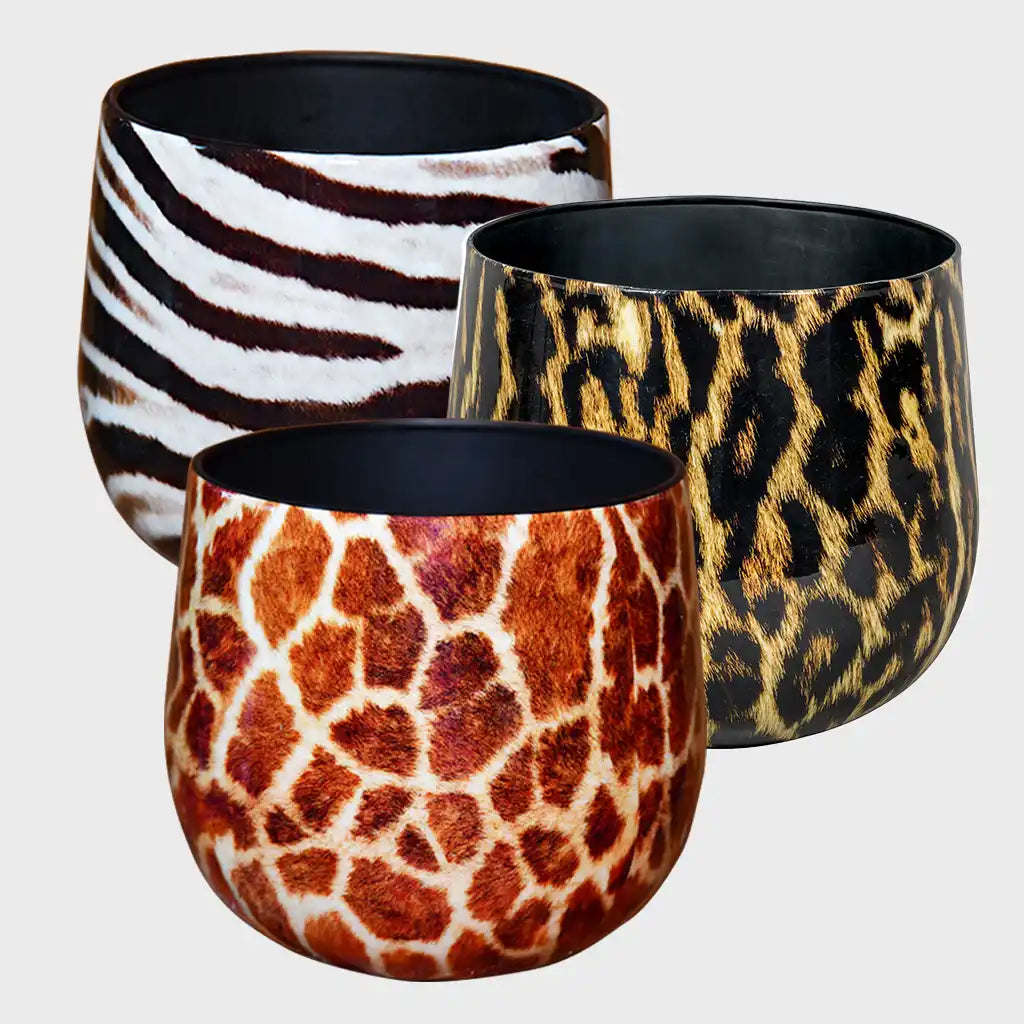 Animalprint Metalltopf 25cm