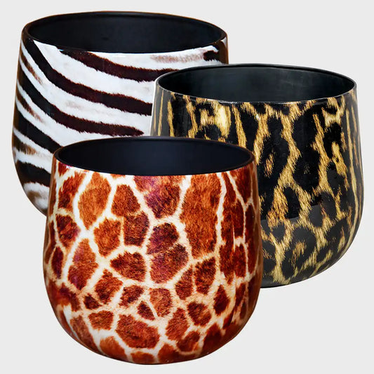 Animalprint Metalltopf 32cm