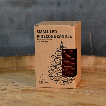 Kerze Tannenzapfen LED