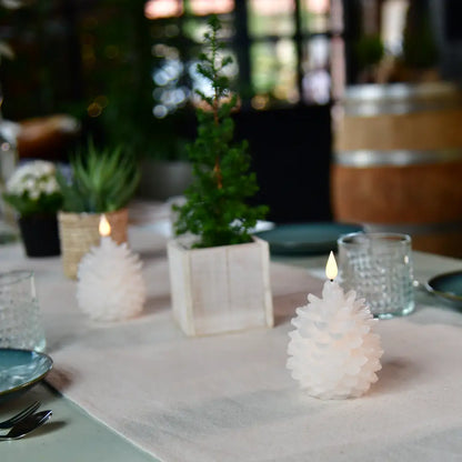 Kerze Tannenzapfen LED