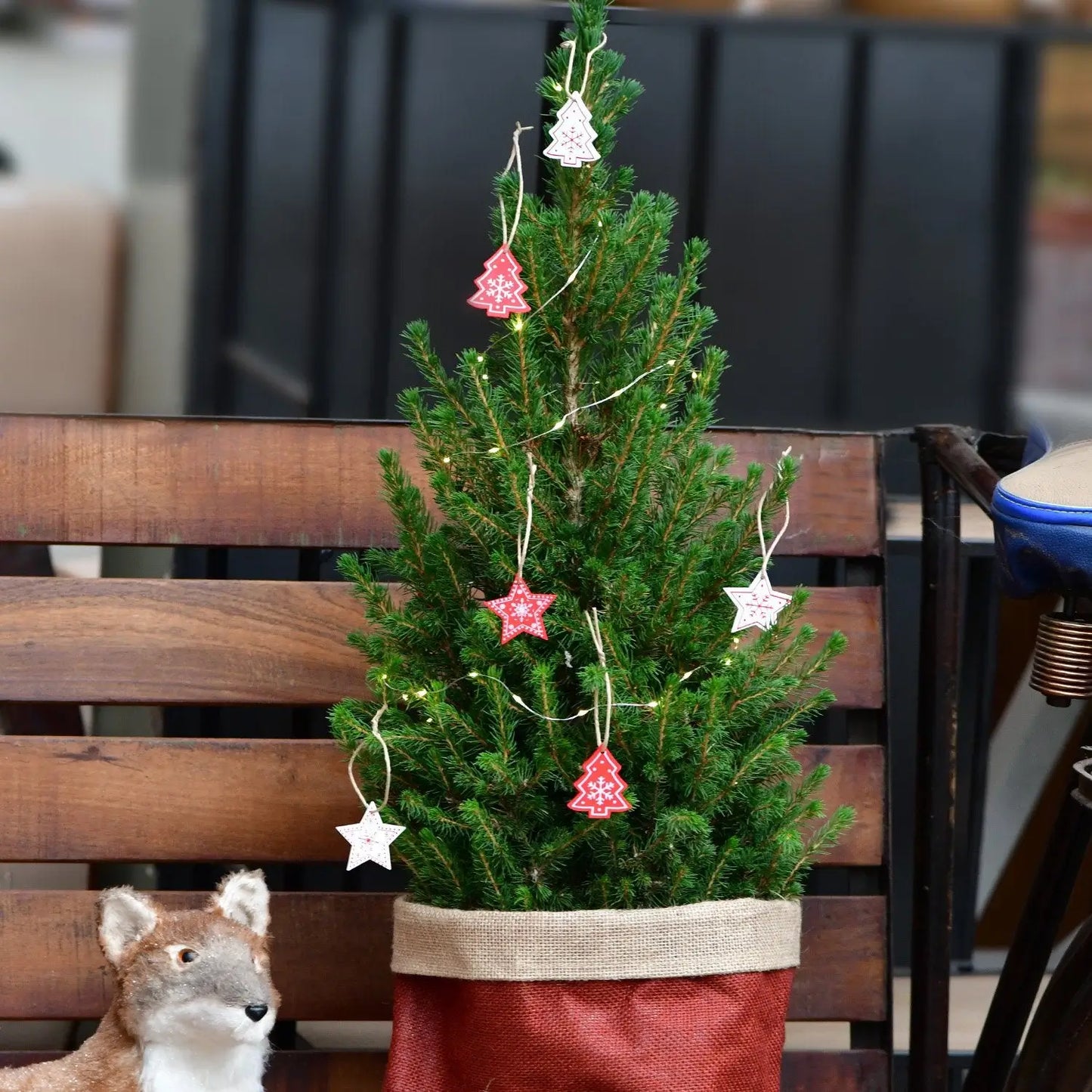 Pop Up Weihnachtsbaum geschmückt