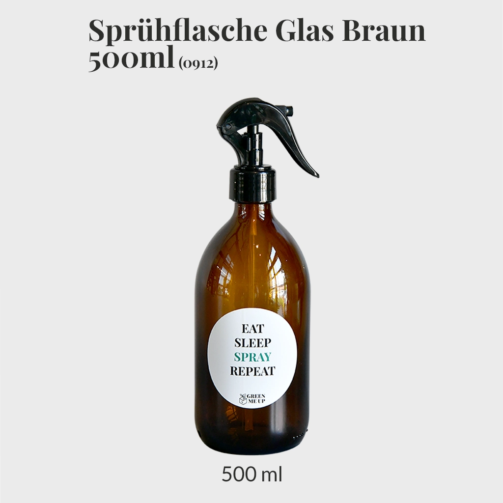 Sprühflasche 500ml aus Glas zum besprühen von Zimmerpflanzen