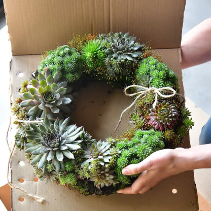 Trauerkranz mit Schleife Modern Ø 35cm