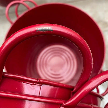 Zinkeimer Rot 30cm (B-Ware)