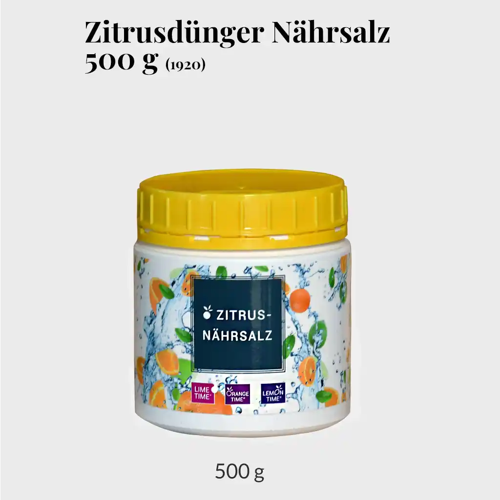 Zitrus Nährsalz zur Verbesserung des Wachstums und der Gesundheit von mediterranen Zitrus- und Zitronenpflanzen