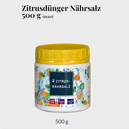 Zitrus Nährsalz zur Verbesserung des Wachstums und der Gesundheit von mediterranen Zitrus- und Zitronenpflanzen
