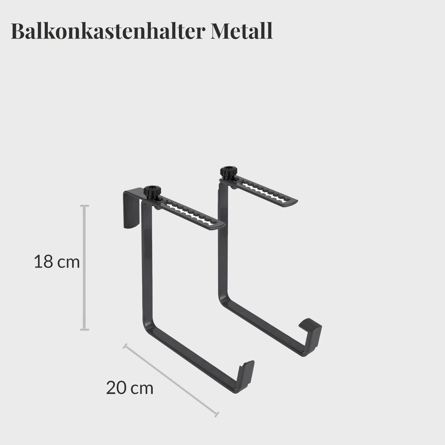 Balkonkastenhalter Metall